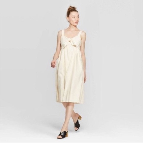 a new day Dresses & Skirts - Linen Pocket Bow Dress
